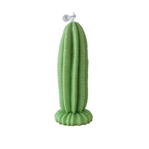 Bougie artisanale en cire de soja parfumée à l'aromathérapie en forme de <span class=keywords><strong>cactus</strong></span>, respectueuse de l'environnement, non toxique, décoration d'intérieur, pièce d'accent - Product Image 5
