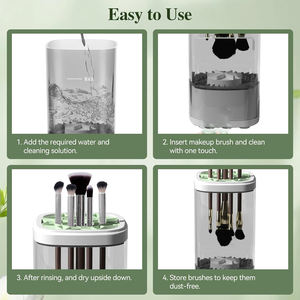 Electric Make up Brush <b>Washing</b> <b>Machine</b> Portable Automatic Makeup Brush <b>Cleaner</b> for All Size Beauty Makeup Brush - Product Image 5