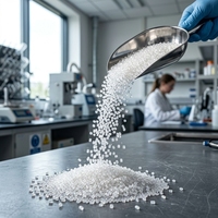 Granulés de Nylon 6 (PA6) vierge à haute résistance, non remplis, modifiés par impact, pour fibres, conformes ISO