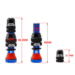 MUQZI-Tige de <span class=keywords><strong>valve</strong></span> <span class=keywords><strong>Tubeless</strong></span> <span class=keywords><strong>pour</strong></span> vélo de route <span class=keywords><strong>VTT</strong></span>, accessoires de <span class=keywords><strong>jante</strong></span>, 60mm, 40mm - Product Image 3