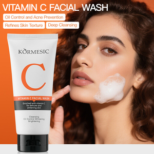 KORMESIC - Limpiador Facial Suave con Vitamina C, 100 g, Blanqueador, Hidratante, Control de Grasa, Marca Privada, Venta al por Mayor - Product Image 2