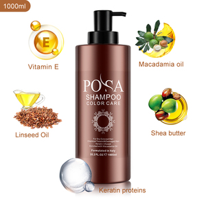 Etiqueta privada POSA Hair Care <span class=keywords><strong>Shampoo</strong></span> <span class=keywords><strong>Color</strong></span> Protect Champú natural <span class=keywords><strong>para</strong></span> cabello teñido dañado - Product Image 3