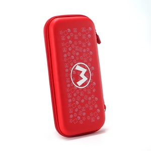 Cho Lưu Trữ Chuyển Đổi Hộp Trò Chơi Giao Diện Điều Khiển Tùy Chỉnh Nintendo Logo Cứng Chuyển Đổi Trò Chơi Túi Bảo Vệ Thực EVA PS4 Chơi Game Trường Hợp Màu Đỏ - Product Image 1