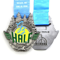 Medallas y trofeos de bádminton, medallas deportivas antiguas de metal con logotipo 2D 3D personalizado de fábrica al por mayor