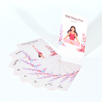 Cartes d'affirmation personnalisables avec impression artistique, logo et contenu sur mesure, cartes flash en papier épais pour la formation en pleine conscience