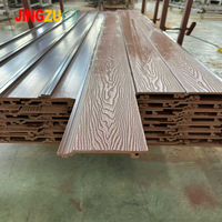Paneles de Pared WPC con Vetas de Madera Vívidas, Panel de Techo WPC para Exteriores, Revestimiento de Pared Compuesto Acanalado para Exteriores, Tablero para Fachadas de Villas, Casas y Patios