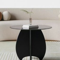 Table basse en verre trempé style luxe léger pour usage domestique, appartement compact, commerce transfrontalier, salon, extensible