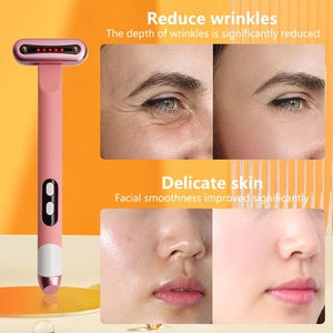 Silicone và nhôm LED hồng ngoại liệu pháp ánh sáng cầm tay thiết bị chăm sóc mắt cho khuôn mặt nâng mắt massage - Product Image 6