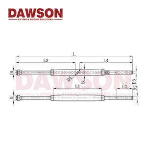 Tirant à vis en acier inoxydable 316 de qualité marine avec sertissage et goujon pour matériel de <span class=keywords><strong>bateau</strong></span> et de yacht - Product Image 2
