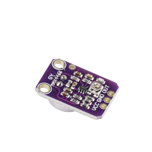 Electret microphone khuếch đại mô-đun max4466 âm thanh cảm biến mô-đun có thể điều chỉnh Gain màu xanh Breakout Board Đối với Arduino - Product Image 4