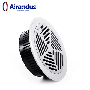 Ventilation system Air Vent Cover Grille Round Duct Decorative Register Covers Floor Diffusers