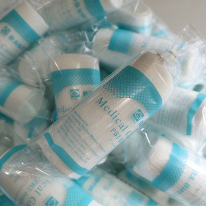 Gulungan Kain Elastis Kelas Medis untuk Perawatan Luka dan Perban Katun PBT Medis Rumah Sakit, Perban Elastis yang Dapat Diandalkan - Product Image 1