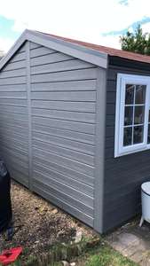 Revestimiento de Pared Exterior Moderno con Sistema de Cierre por Clic, Compuesto de Plástico WPC Coextruido, Paneles Sándwich Decorativos para Terraza con Acabado Cepillado - Product Image 4