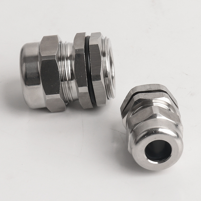 Waterproof Cable Gland KAKCOM Direct Type IP68 Stainless Steel Cable Gland Brass Waterproof Metal Wire Glands