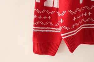 Áo len chui đầu họa tiết anime Giáng sinh unisex, thêu, dệt kim, cổ tròn, thoáng khí, có mũ, size tự do, thích hợp cho mùa đông - Product Image 6