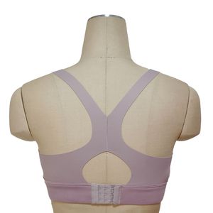 Soutien-gorge de sport pour <span class=keywords><strong>femme</strong></span>, effet seconde peau, <span class=keywords><strong>dos</strong></span> croisé, sans armatures, rembourré, respirant, écologique, une pièce, pour yoga, pilates et entraînement, avec logo personnalisé - Product Image 4