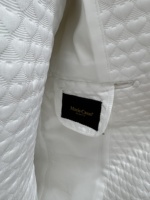 Costumes d'affaires pour hommes de haute qualité, ensemble 3 pièces, coupe ajustée, veste à simple boutonnage, gilet, pantalon, tenue de bureau formelle, tissu de luxe