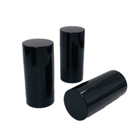 En stock – Marque privée – Contenant vide pour déodorant en stick rond de 15g, 30g, 50g, 75g – Tube de baume à lèvres en stick rotatif – Tube de déodorant en stick