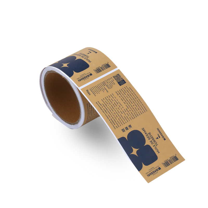Hot Sale Custom Bath and Beauty Label Sticker Roll Strong Adhesive Plastic Tags with Free Sample Packed in Carton