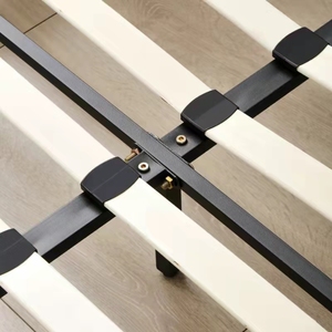 Alta Qualidade Veludo Capa Estofados Cama Bedframe Confortável Customizável Quarto Cool Bed Frame - Product Image 3