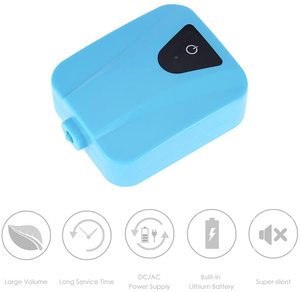 Bomba de oxígeno de bajo consumo, aireador de Acuario, bomba de oxígeno ultrasilenciosa para acuarios, bombas de riego de aire de acuario pequeño - Product Image 4