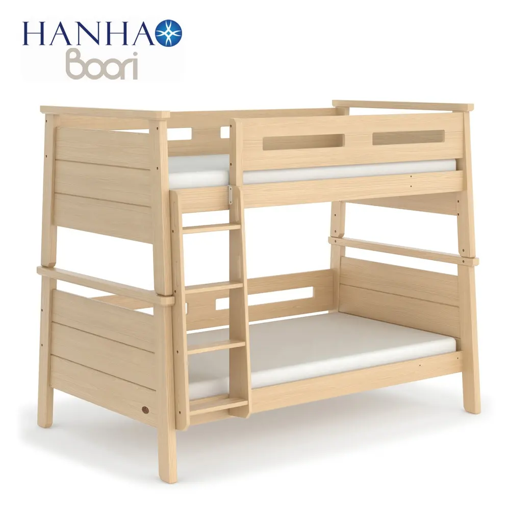 Solo B2B Boori mobili per camera da letto in legno massello Full Over Queen letto a castello per bambini doppio per bambini