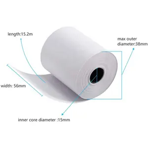 BPA FREE Best Quality Paper Thermal Cash Register Paper Rolls Made In China For POS Systems