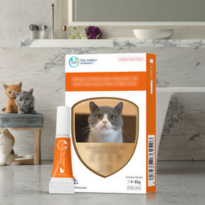 Solution antiparasitaire double action pour chiens et chats, pour les parasites internes/extérieurs, les puces, les tiques, les acariens des oreilles et la protection antifongique - Product Image 1