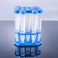 Tubes coniques robustes de 15 ml -80 ° C à 121 ° C Stable, échelle graduée