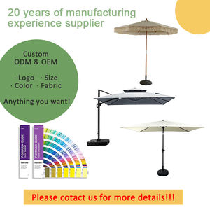 <span class=keywords><strong>Sombrilla</strong></span> de Patio para Exteriores, de Aleación de Aluminio, Blanca, para <span class=keywords><strong>Terraza</strong></span>, Jardín, Cafetería, Impermeable, Comercial - Product Image 2