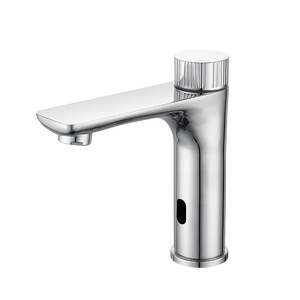 Stainless Steel Touchless Sensor Faucet Single Hole Electric Basin Faucet Deck Mounted With Infrared Technology - Product Image 3