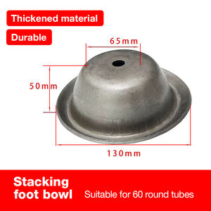 Kaki Palet Baja Tahan Karat Tugas Berat yang Dapat Disesuaikan, Mangkuk Kaki Palet Baja yang Dapat Ditumpuk - Product Image 5