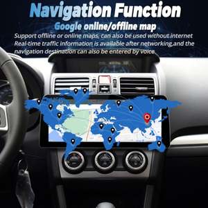 Reproductor de Video para Auto con Pantalla de 12.3 Pulgadas y Resolución 1920*720, Android 13, Radio Estéreo para Subaru Forester Xv 2016, GPS, Multimedia, Carplay, Unidad Principal - Product Image 3