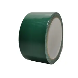 강한 고무 접착성 양탄자에 의하여 강화되는 방수 피복 pvc 녹색 덕트 테이프
