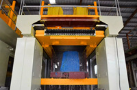 Scie à ruban multi-lames Hualong Stone Machinery pour la coupe de blocs de marbre en carrière, machine à pierre avec 80 lames pour la Turquie