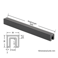 Chuanlan Garde-corps en acier satiné pour extérieur/intérieur, pour balustrade de terrasse, mur, escalier extérieur, avec accessoires de rail supérieur et pour balcon