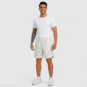 Short de course à taille élastique pour homme avec poches Short de sport léger à séchage rapide pour MenDDP shipping - Product Image 1