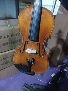 Violon <span class=keywords><strong>Guarneri</strong></span> 4/4 en bois européen, grain flammé, son doux et agréable, épicéa et érable massifs, fait main - Product Image 2