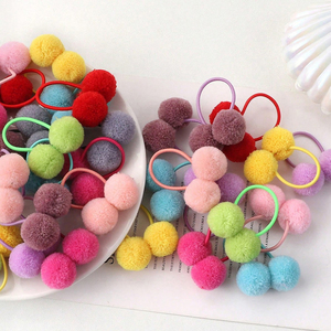 2026 Hot Selling Simple Style Candy Color Double Small Ball Hair <b>Tie</b> 30 Pieces/Set Girl's Hairpins Fashion Jewelry Wholesale - Product Image 4
