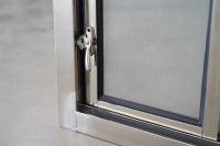 Ventanas Corredizas de Doble Acristalamiento con Aislamiento Térmico y Acero Inoxidable Antirrobo de Diseño Moderno