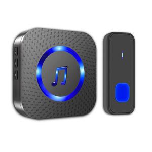 <span class=keywords><strong>Sonnette</strong></span> Musicale Sans Fil <span class=keywords><strong>Étanche</strong></span> avec <span class=keywords><strong>Bouton</strong></span>, Portée 300 Mètres, Alimentation CA, <span class=keywords><strong>Sonnette</strong></span> Intelligente pour Maison, Salle de Classe, Bureau – Choisissez la Prise - Product Image 1