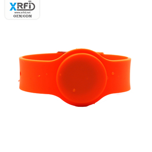 Tùy chỉnh RFID 13.56Mhz Silicone dây đeo cổ tay không thấm nước mềm NFC Vòng đeo tay với mã QR kiểm soát truy cập thẻ - Product Image 4