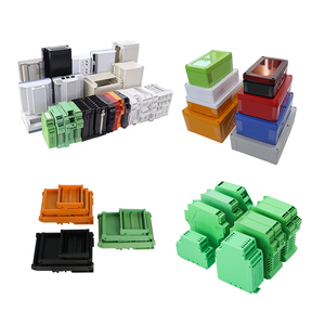 One-stop <b>Plastic</b> Enclosures Injection Mould PCB Din Rail Plc Terminal <b>Block</b> Industrial Control Box Outdoor Junction Box - Product Image 1