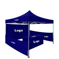 Tente de promotion pliable en acier imperméable 10x10 pour événements commerciaux, stand de marché extérieur