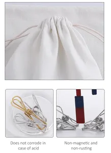 Pinces à linge multi-usages en acier inoxydable 316, anti-rouille, pinces à linge, clips pour sacs de chips, clips métalliques de qualité marine pour bateau, maison - Product Image 5