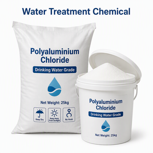 โพลีอะลูมิเนียมคลอไรด์เกรดอาหาร ผงสีขาว PAC 30% <span class=keywords><strong>Al2O3</strong></span> สารเคมีสำหรับกรองน้ำ - Product Image 1