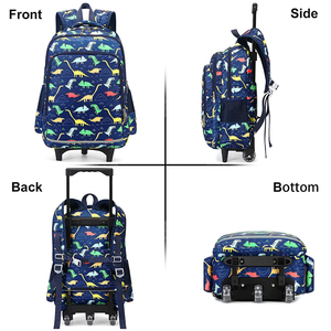 Nuovo arrivo dinosaur kindergarten children kids school trolley zaino borse <span class=keywords><strong>per</strong></span> ragazzi - Product Image 2