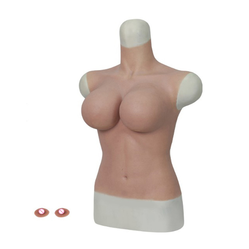 Capezzoli Finti In Silicone Ecru Taglia S | Protesi Riutilizzabili Per Travestimenti, Cosplay E Lingerie