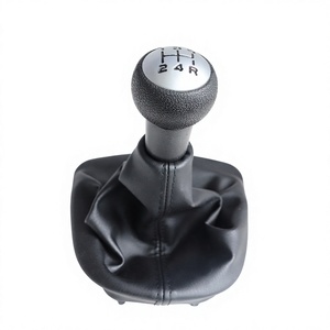 Pommeau de levier de vitesse 5 vitesses 2403.CN 71051893 avec soufflet de protection pour <span class=keywords><strong>PEUGEOT</strong></span> 207 307 <span class=keywords><strong>308</strong></span> 406 407 607 608 - Product Image 2