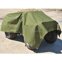 Bâche Multifonction Verte Haut de Gamme Personnalisée, Robuste, Imperméable, Anti-UV, Anti-Odeur, Résistante aux Déchirures, en Toile de Poids Moyen